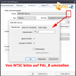Im Potplayer von NTSC auf PAL unmstellen