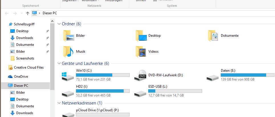 Windows Dateiexplorer