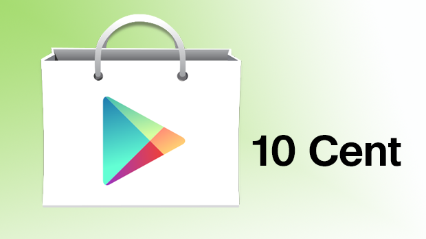 Angebote für 10 Cent bei Google Play