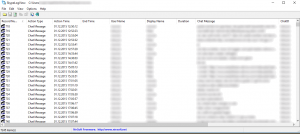 Mit den NirSoft Utilities den Skype Chatlog anschauen.